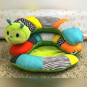 Baby Tummy Time & Seated Support Caterpillar Pillow